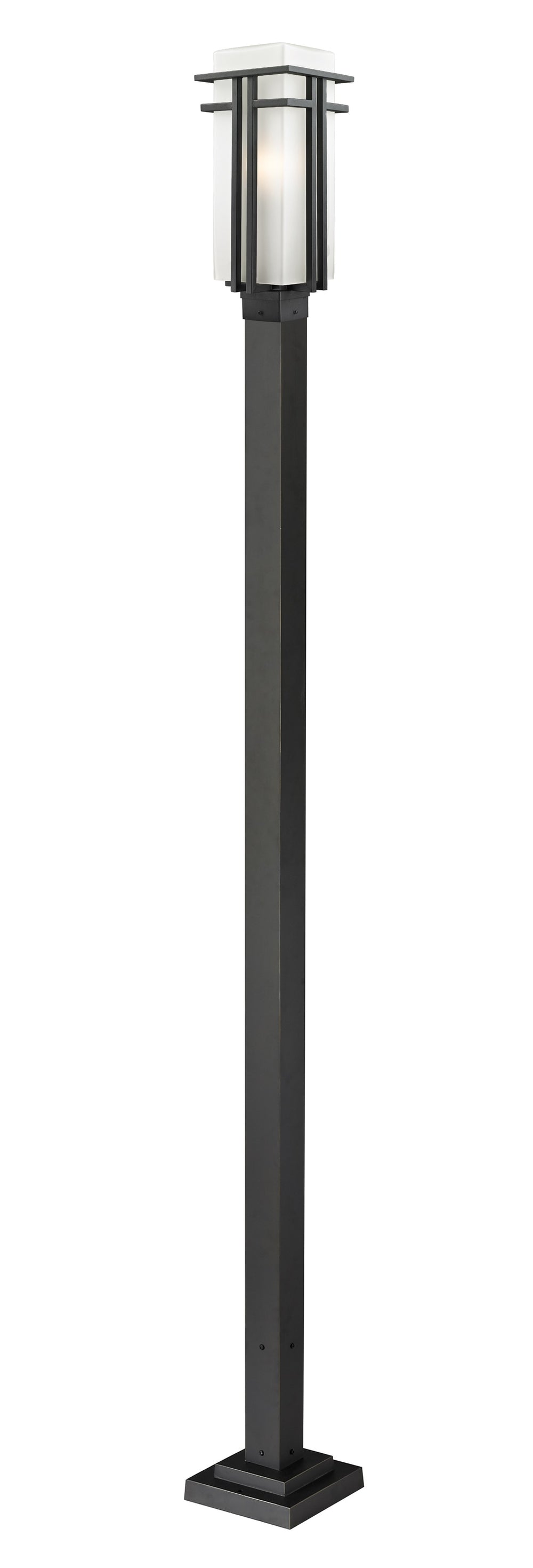 Abbey    Outdoor Post Light in Black Finish
