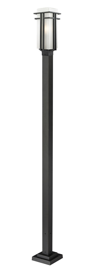 Abbey    Outdoor Post Light in Black Finish