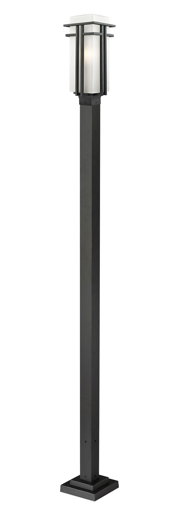 Abbey    Outdoor Post Light in Black Finish