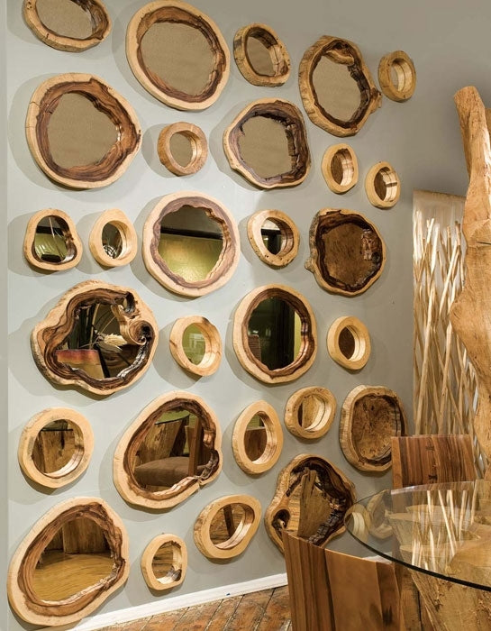 Chamcha Wood Décor Mirror - 1Pc