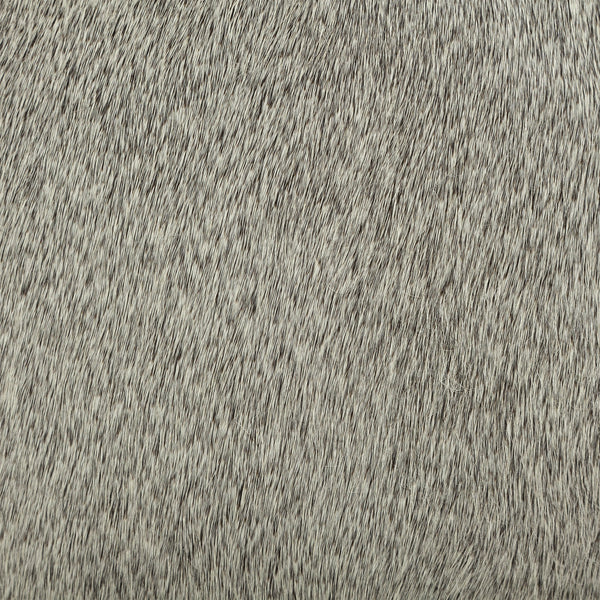 Zahavi I 20" Grey-toned hair-on-hide ottoman