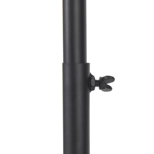 Debdou 22L x 22W x 61H Black and White Metal Adjustable Cinema-Style Floor Lamp