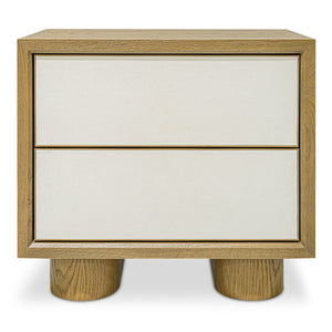 Moe's Marcelle Nightstand with Shagreen Door