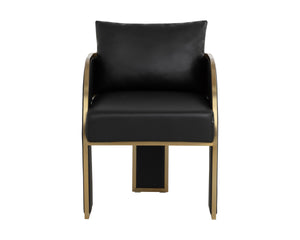 BAZ DINING ARMCHAIR - NAPA BLACK