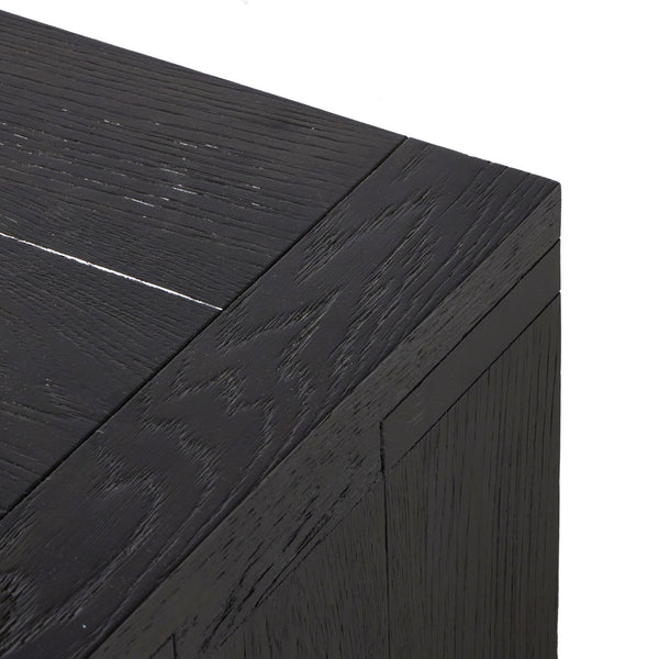 Warby Media Console In Worn Black Veneer