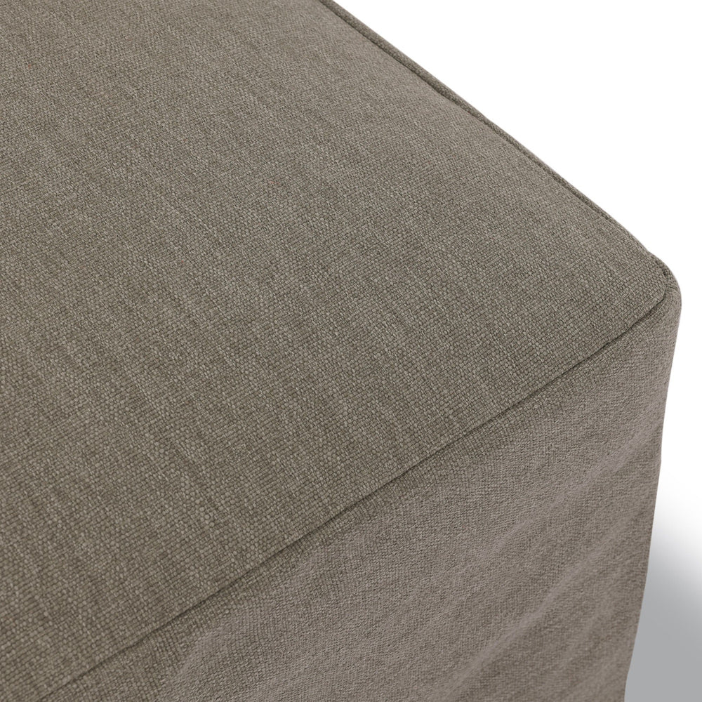 Laskin Outdoor Ottoman - Alessi Fawn