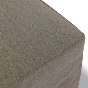 Laskin Outdoor Ottoman - Alessi Fawn