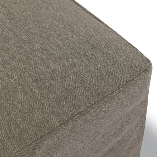 Laskin Outdoor Ottoman - Alessi Fawn