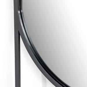 Dawson Floor Mirror In Matte Black