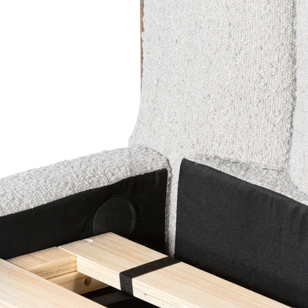 Emma King Bed - Knoll Sand