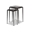 Dalston Cast Glass Nesting Tables in Smoked