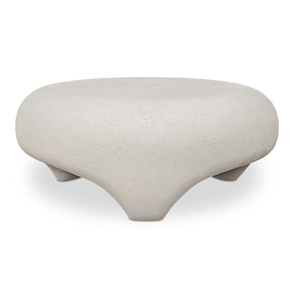 Moe's Ines Outdoor Coffee Table in White