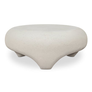 Moe's Ines Outdoor Coffee Table in White