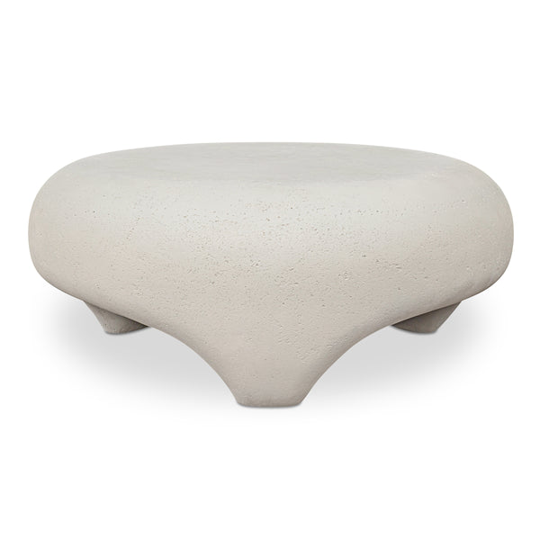Moe's Ines Outdoor Coffee Table in White