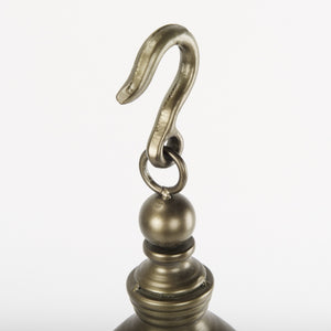 Gerson I Large Cage-Style Gold Metal Candle Holder Lantern
