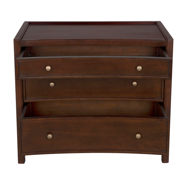 Hampton Side Table Hand Rubbed Brown