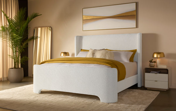 KAYDEN NIGHTSTAND - OYSTER SHAGREEN