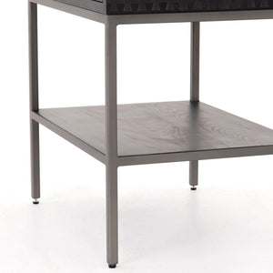 Trey Nightstand-Black Wash Poplar