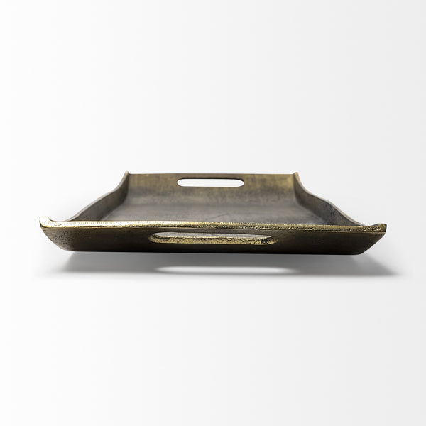 Drey 24L x 10W Gold Rectangular Tray