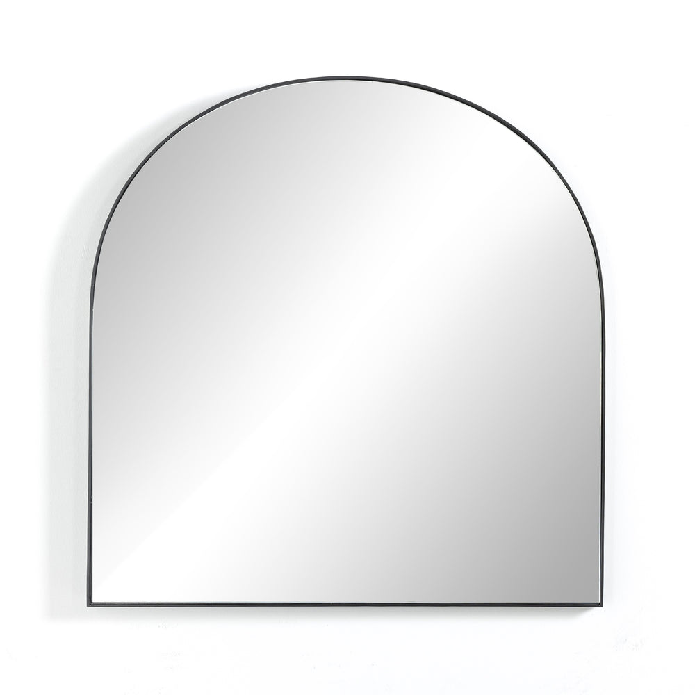 Georgina Wide Mirror In Iron Matte Black