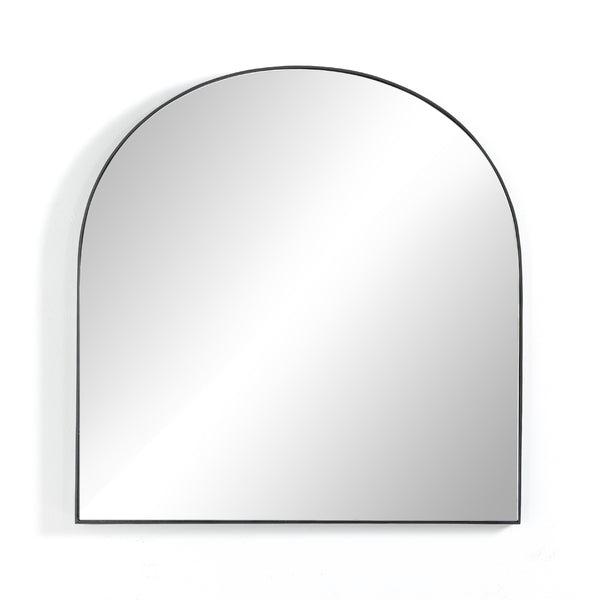Georgina Wide Mirror In Iron Matte Black