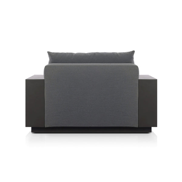 Branford Outdoor Metal Chair - Arashi Graphite