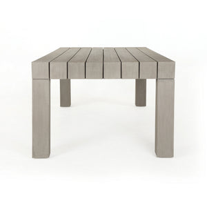 Sonora Outdoor Dining Table In 87" In Grey