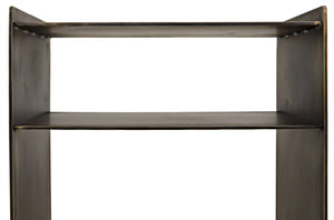 Cyrus Side Table, Aged Brass