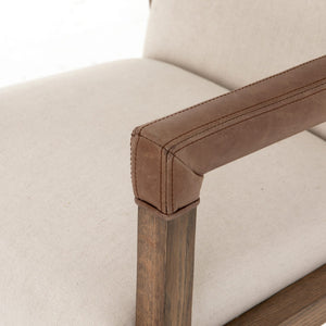 Reuben Traditional Desk Chair In Harbor Natural