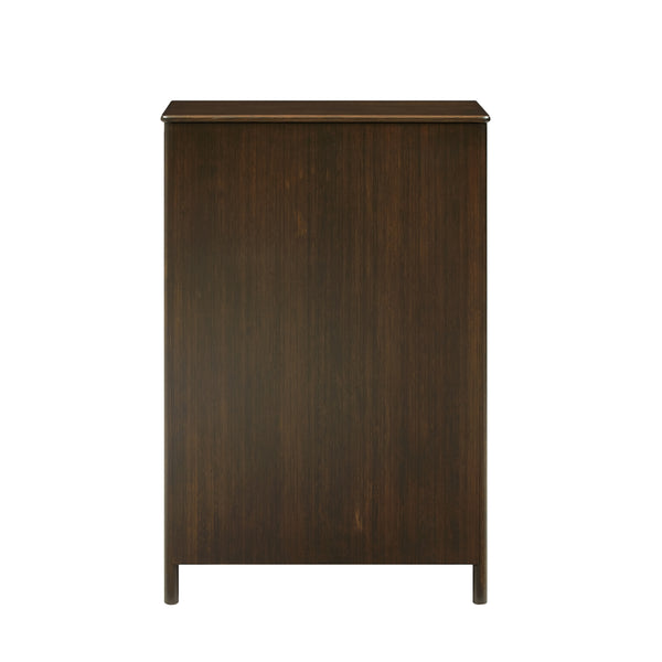 Weston Five Drawer Chest, Black Walnut
