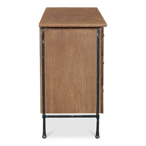 Moe's Rene 6-Drawer Dresser in Brown