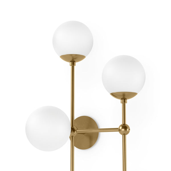 Armstrong 4 R Sconce - Burnished Brass