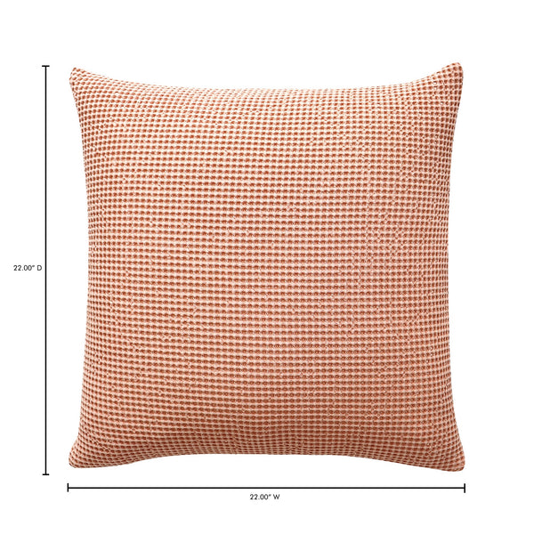 Moe's Ria Collection Pink Cotton-Feather Pillow