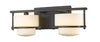 Porter 2 Light Vanity  in Bronze Finish