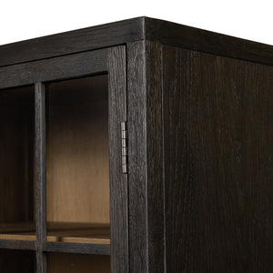 Palmer Cabinet in Charcoal Oak Veneer
