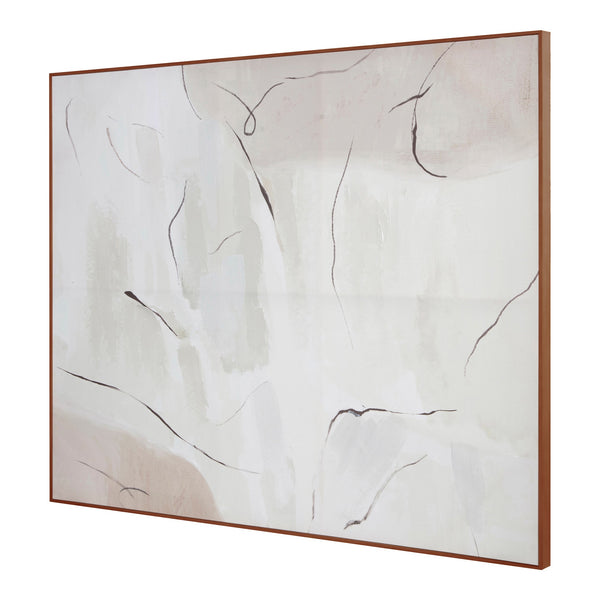 Impression Framed Painting in Terra Palette