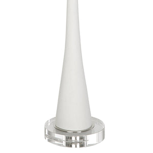 Fountain White Marble Buffet Lamp