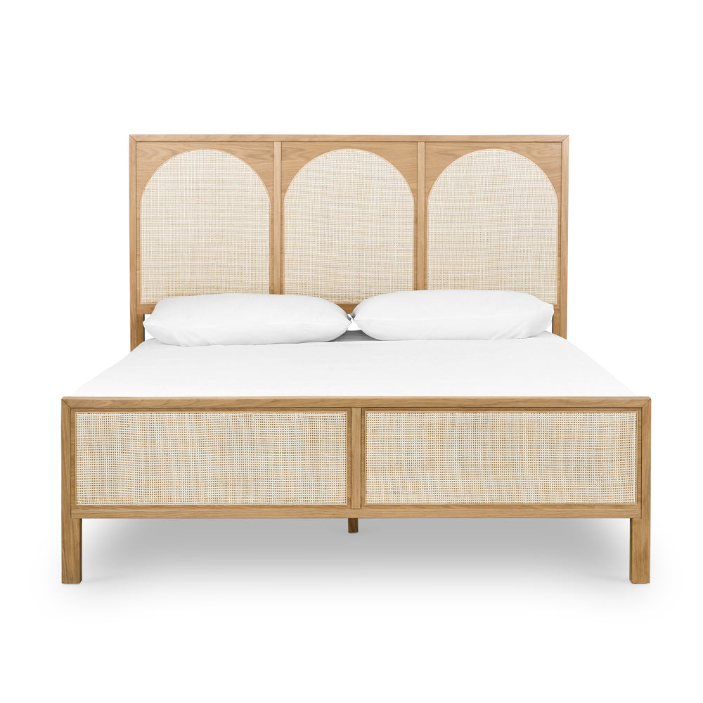 Allegra Bed-Natural Cane-Queen