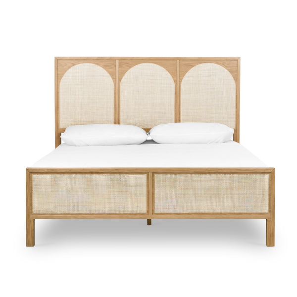 Allegra Bed-Natural Cane-Queen