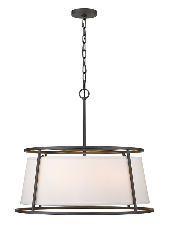 Lenyx Pendant 6 Light Pendant in Iron Ore Finish