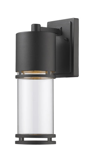 Luminata Outdoor LED Wall Light in Black Finish