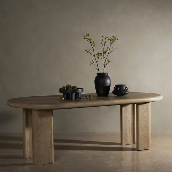 Jaylen Extension Dining Table In Light Oak