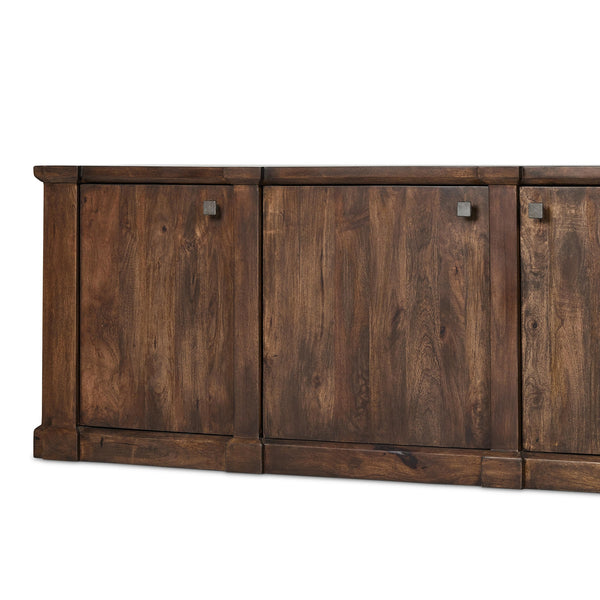 Newton Media Console in Brown