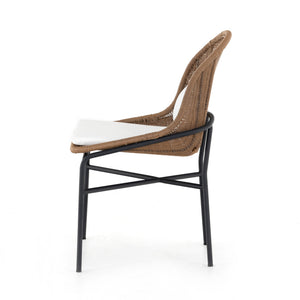 Jericho Outdoor Dining Chair In Fawn