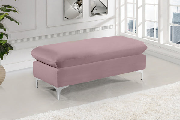 Lucy Ottoman In Pink Velvet