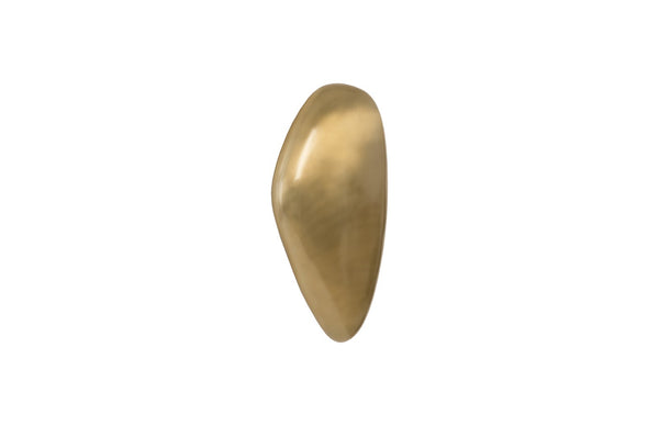 River Stone Wall Tile, Brass Finish, Large