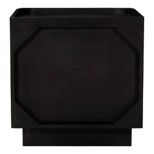 Moe's Povera Nightstand in Black Acacia