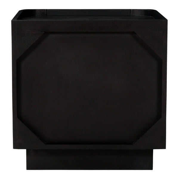 Moe's Povera Nightstand in Black Acacia