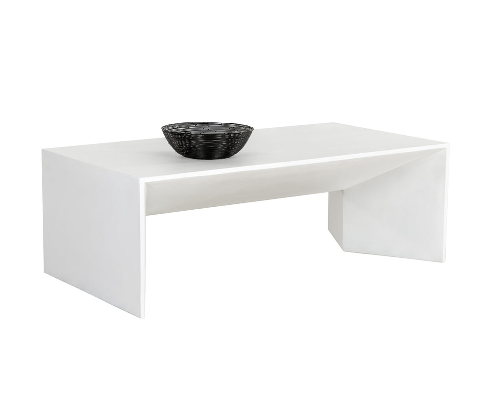 NOMAD COFFEE TABLE - WHITE