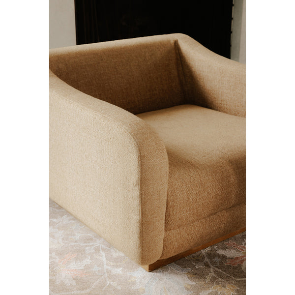 Moe's Keane Lounge Chair with Cushion in Ochre